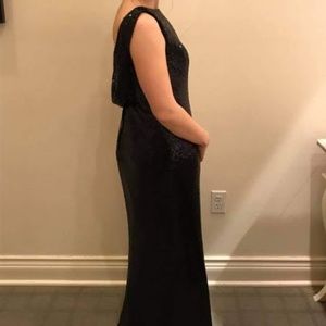 Black Full Sequence Dress